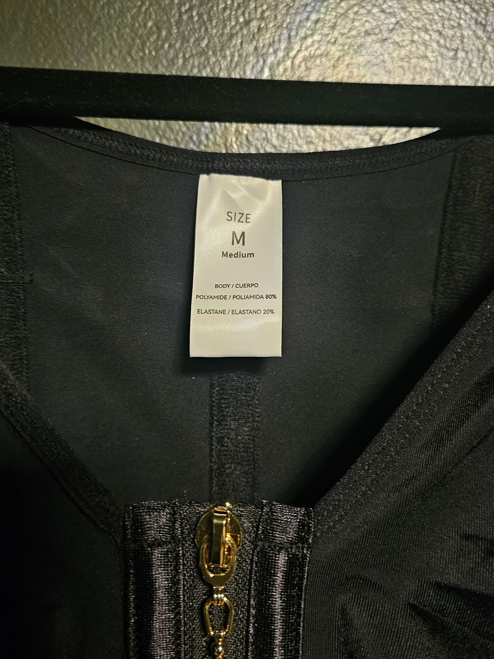 Shapeshe Black Front-Zip Shapewear Corset Top - Picture 4 of 6